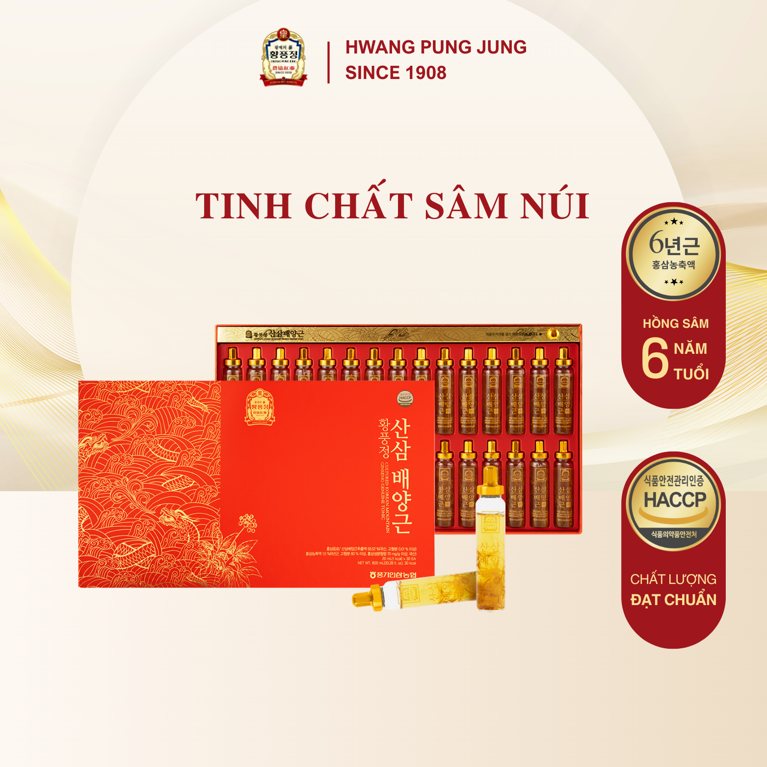 Tinh chất sâm núi thượng hạng 30 lọ x 20ml